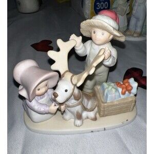 Circle of Friends by Masterpiece “Santa's Helper” Boy & Girl & Dog